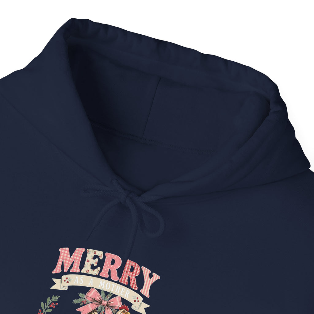 Merry Clucker Hoodie, Funny Christmas Chicken Sweatshirt, Farmhouse Holiday Hooded Sweatshirt, Chicken Lover Gift - Kelso Designs