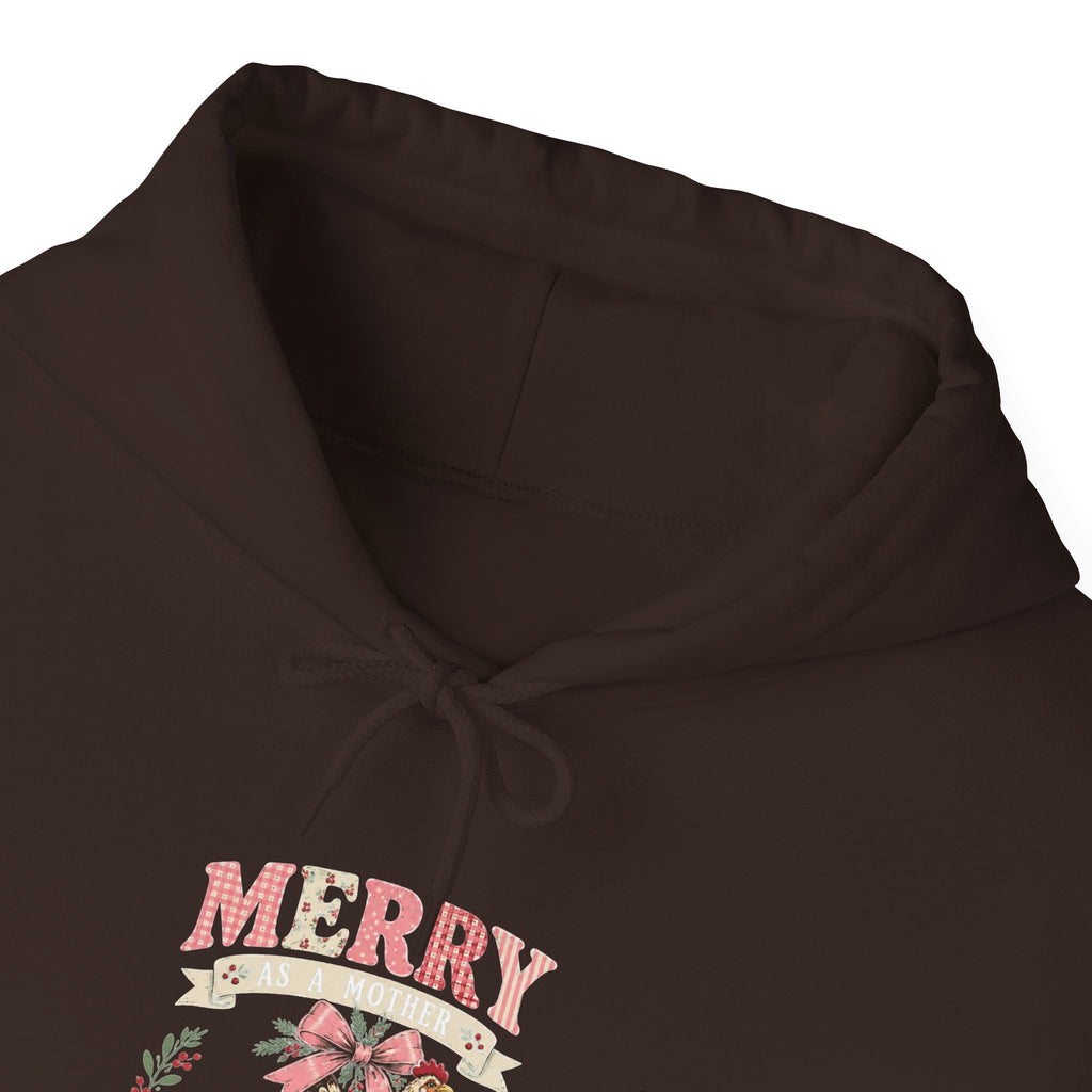 Merry Clucker Hoodie, Funny Christmas Chicken Sweatshirt, Farmhouse Holiday Hooded Sweatshirt, Chicken Lover Gift - Kelso Designs
