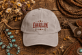 Darlin' Western lettering Snapback Cap | Rustic horseshoe stars trucker hat - Kelso Designs