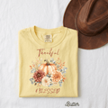 Thankful and Blessed Watercolor Tee - Kelso Designs