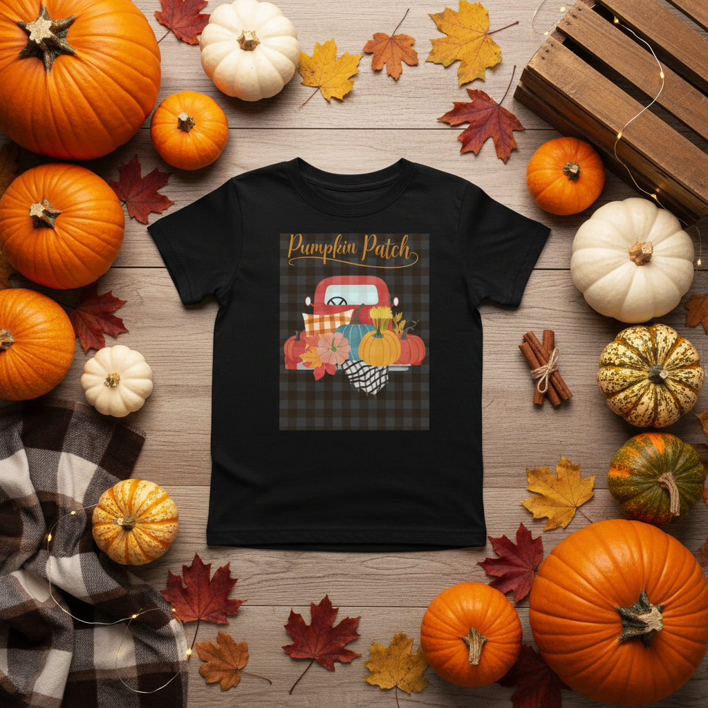 Kids Pumpkin Patch Shirt | Cute Fall Kids Pumpkin Tee