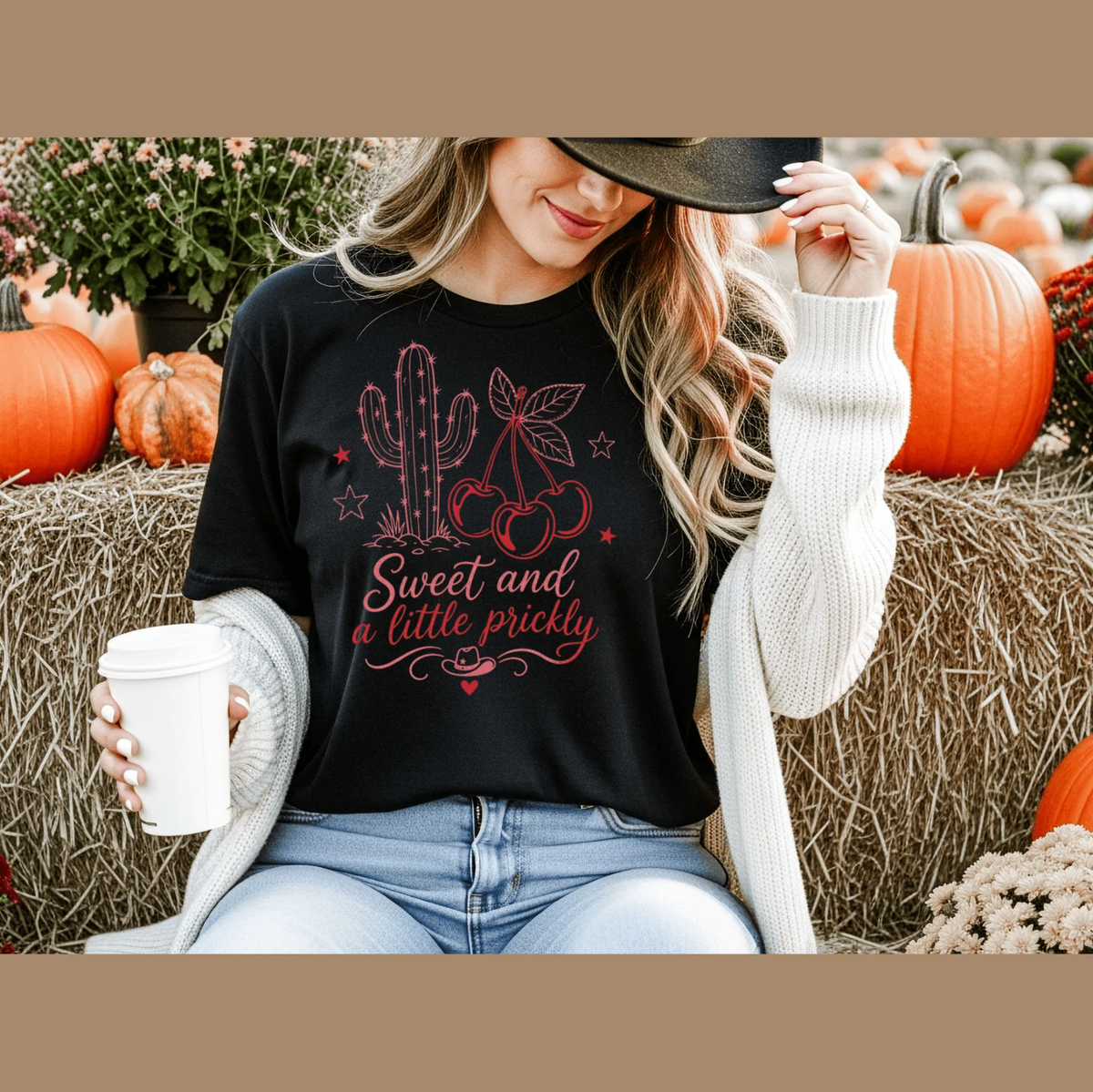 Women's Sweet & A Little Prickly T-shirt - Kelso Designs