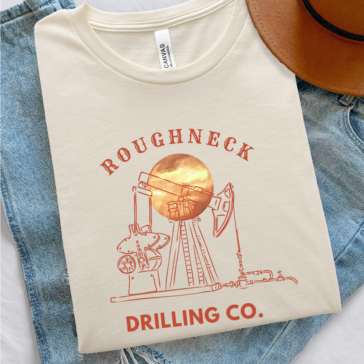 Roughneck Drilling Co. Tee | Western Workwear Graphic