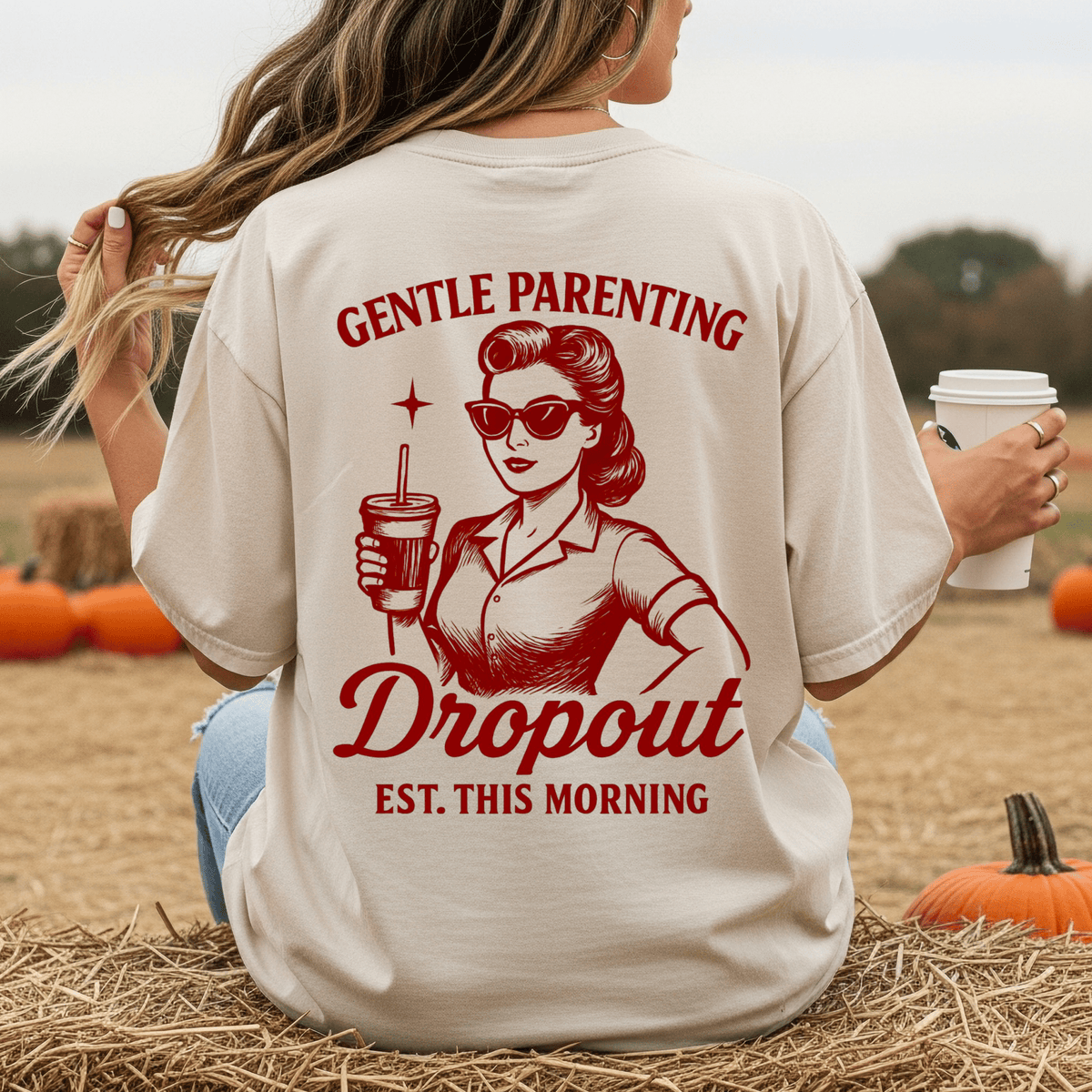 Gentle Parenting Dropout Est. This Morning Vintage Pinup Tee - Kelso Designs