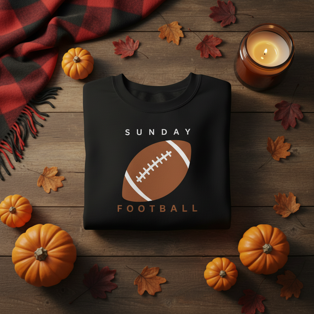 Football Sunday Sweatshirt | Unisex Game Day Football Sweater