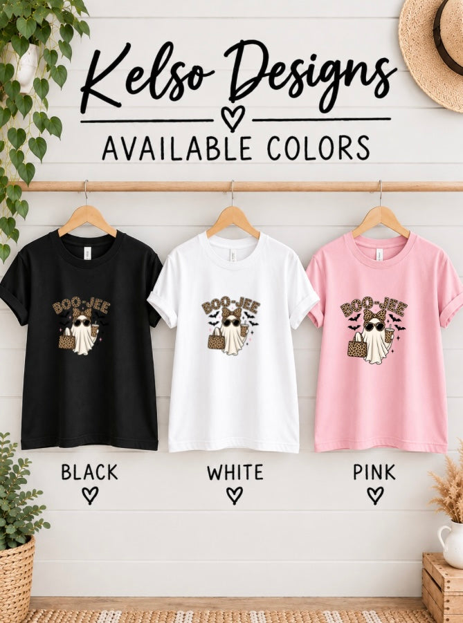 Toddler Ghost Boo-Jee Halloween Graphic Tee
