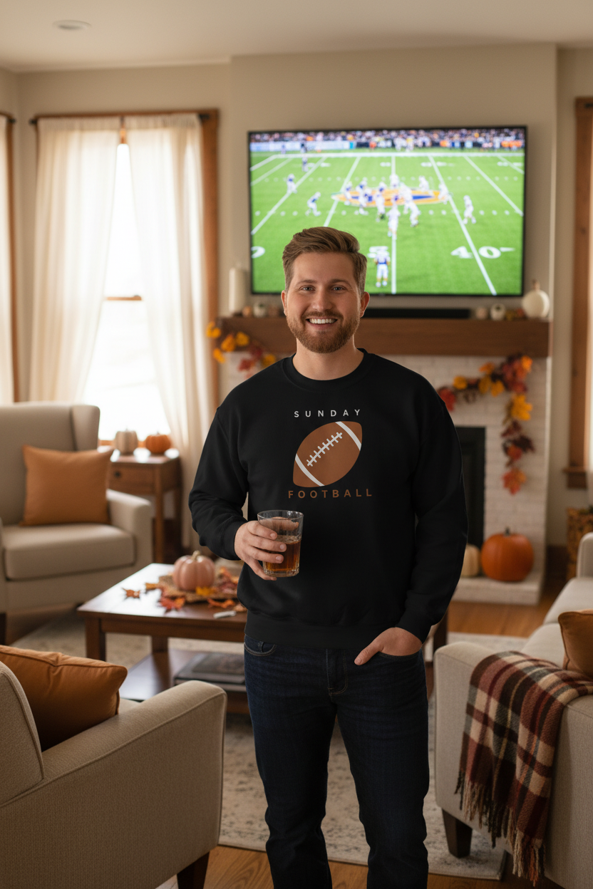 Football Sunday Sweatshirt | Unisex Game Day Football Sweater