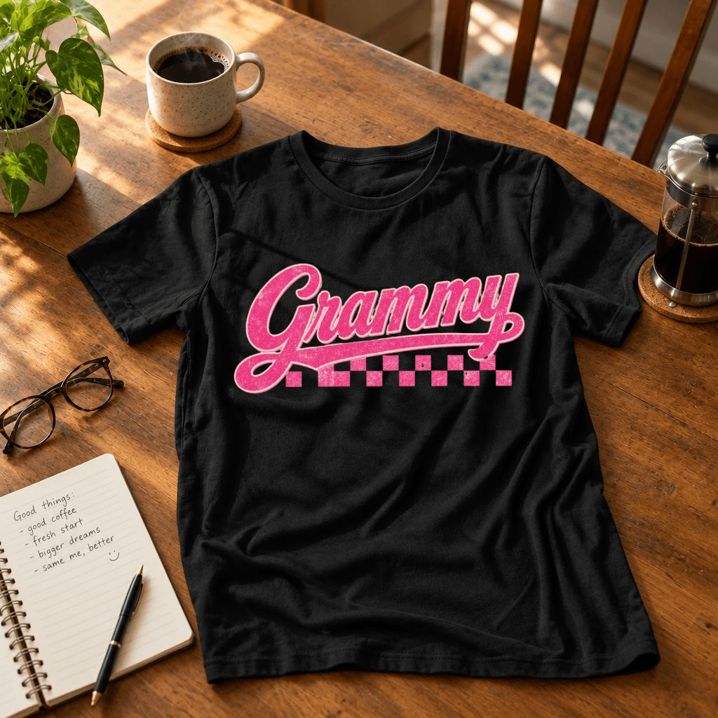 Adult Grammy Matching Set Graphic Tee Comp - Kelso Designs