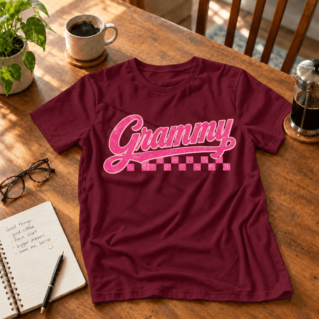 Adult Grammy Matching Set Graphic Tee Comp - Kelso Designs