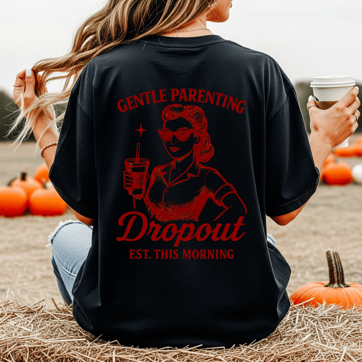 Gentle Parenting Dropout Est. This Morning Vintage Pinup Tee - Kelso Designs