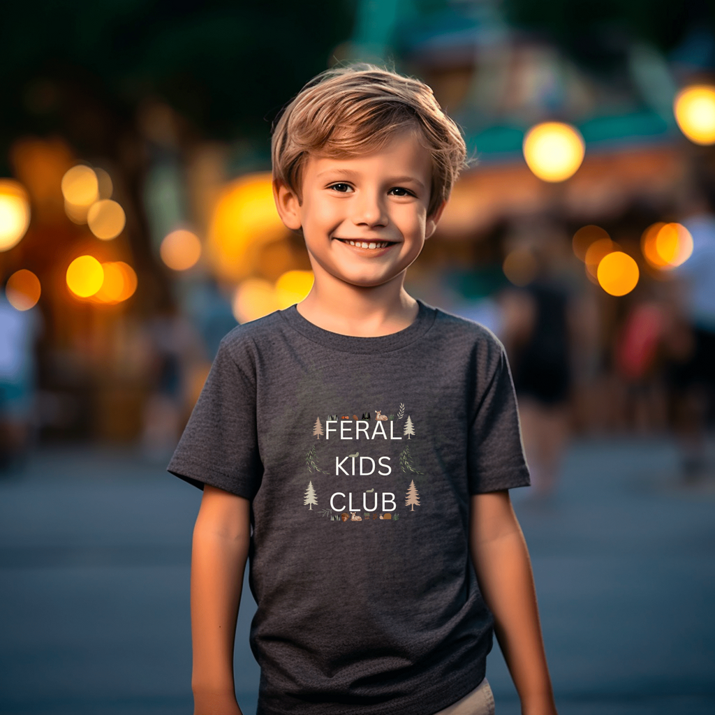 Toddler Feral Kids Club™ Outdoor T-Shirt - Kelso Designs