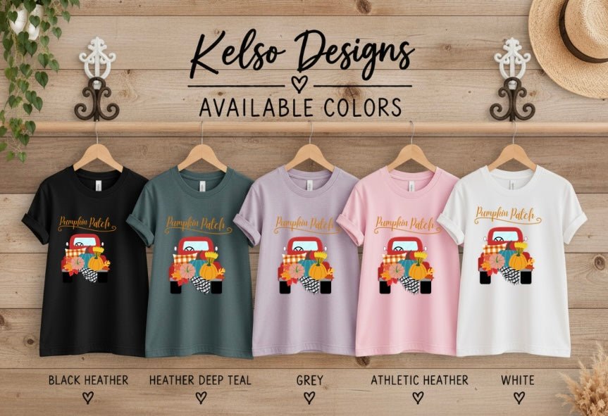 Pumpkin Patch Shirt | Fall Graphic Shirt - Kelso Designs