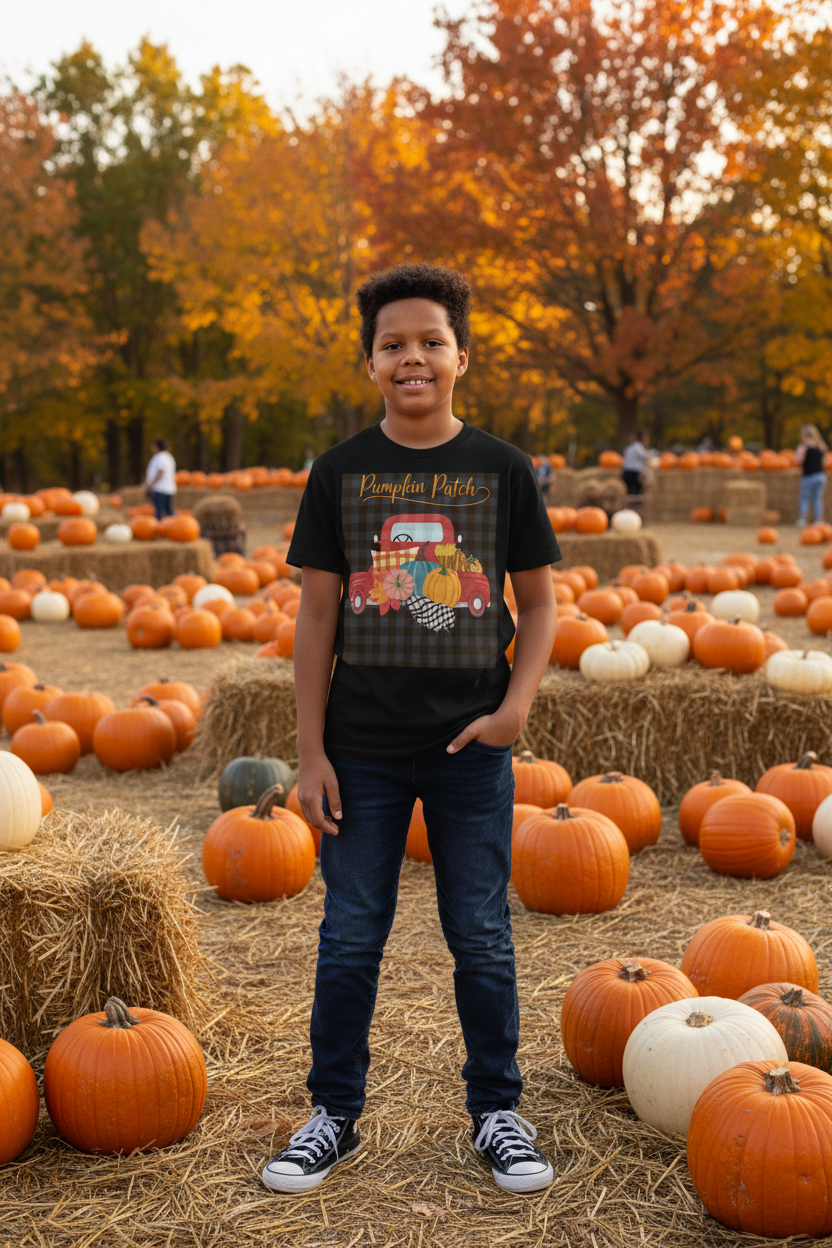 Kids Pumpkin Patch Shirt | Cute Fall Kids Pumpkin Tee