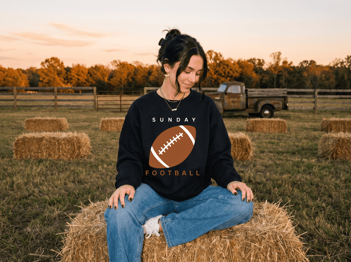 Football Sunday Sweatshirt | Unisex Game Day Football Sweater - Kelso Designs