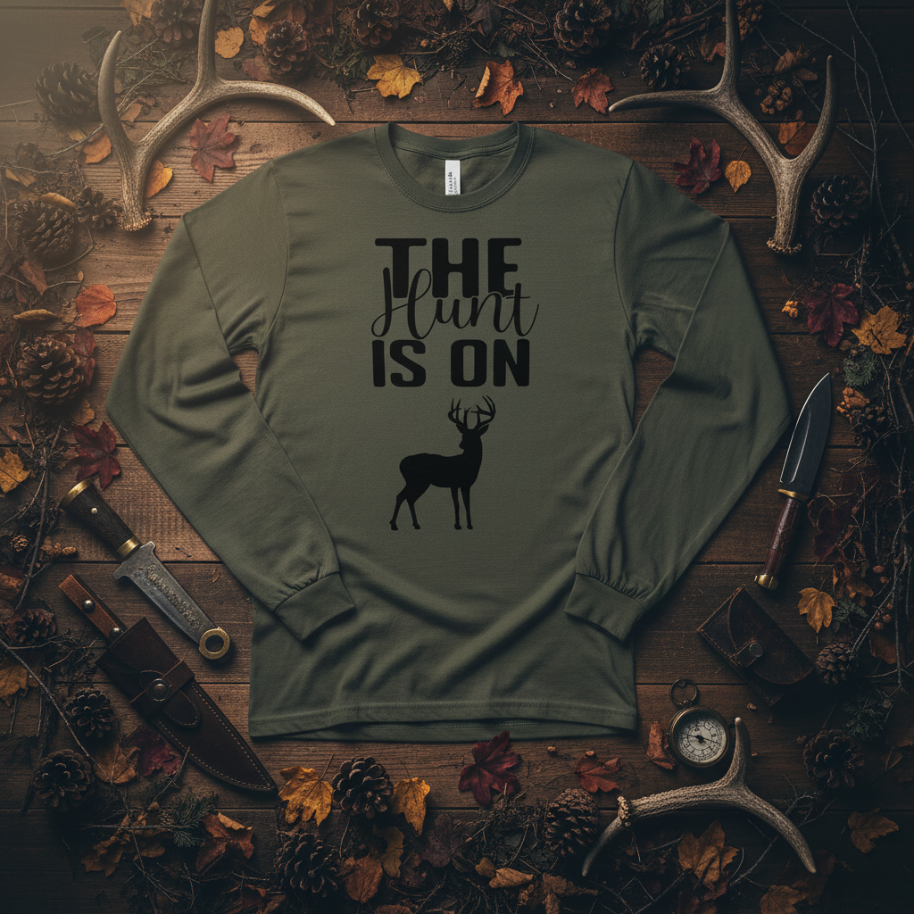 The Hunt Is On Long Sleeve Shirt | Hunting Season Tee