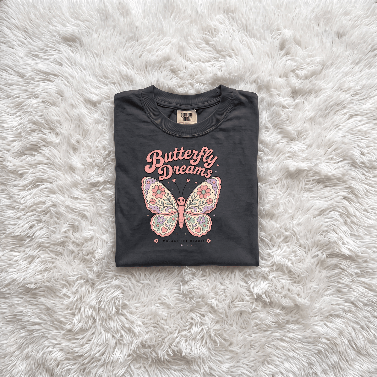 Butterfly Dreams Toddler Tee | Boho Butterfly Toddler Shirt - Kelso Designs