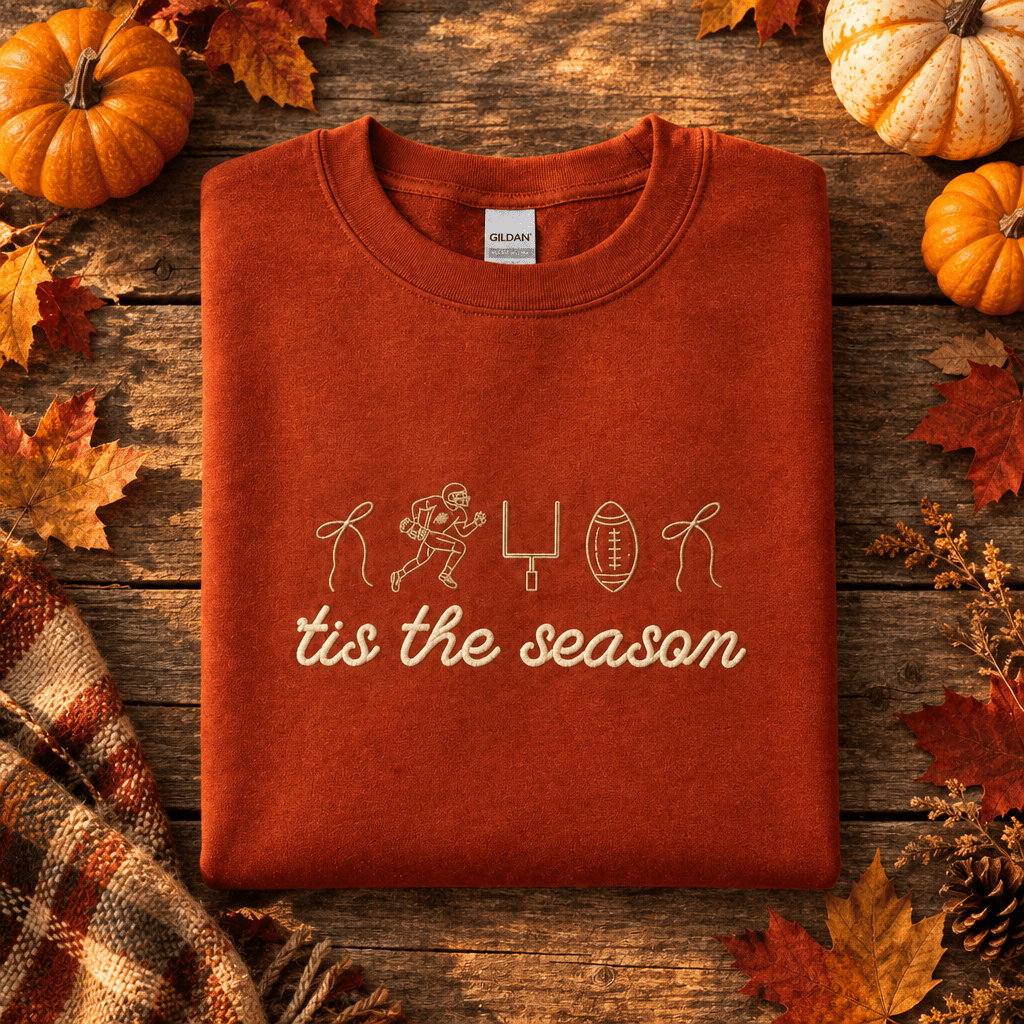 Women's Tis The Season Football Sweater - Kelso Designs