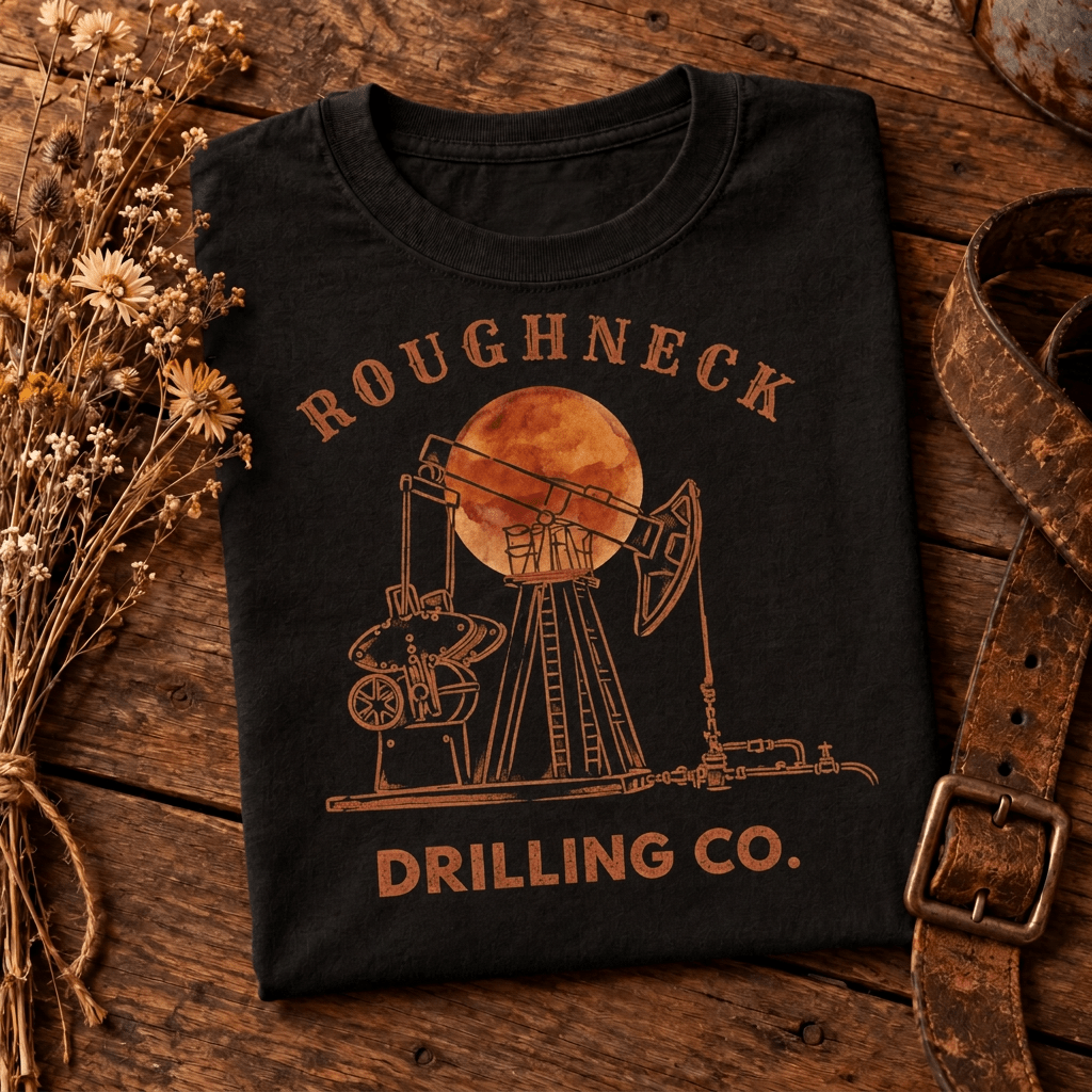 Roughneck Drilling Co. Tee | Western Workwear Graphic - Kelso Designs