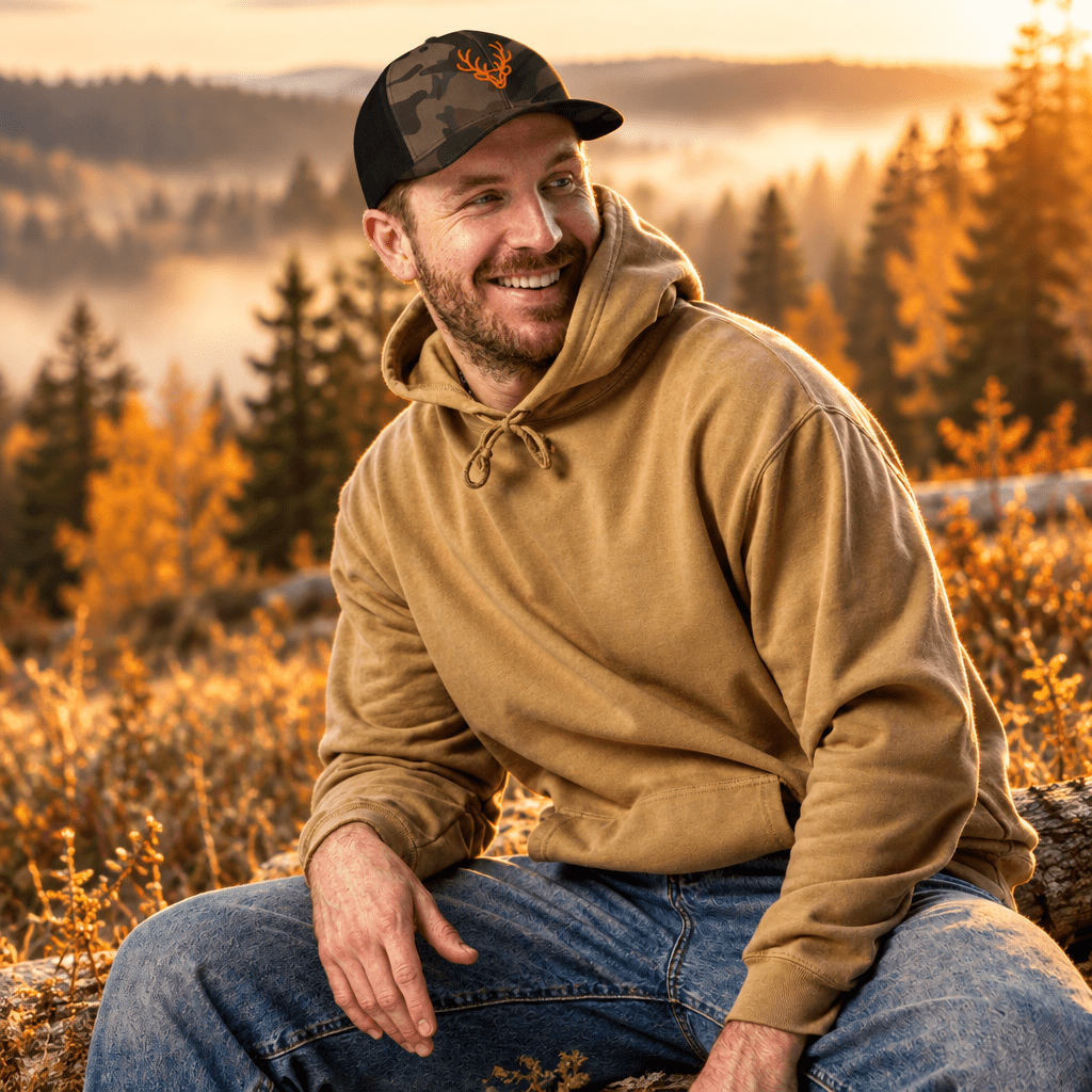 Camo Deer Hunting Hat | Hunting Cap for Outdoor Adventures - Kelso Designs