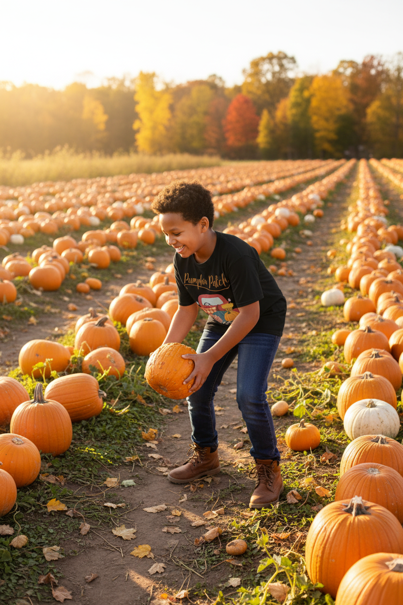 Kids Pumpkin Patch Lifestyle