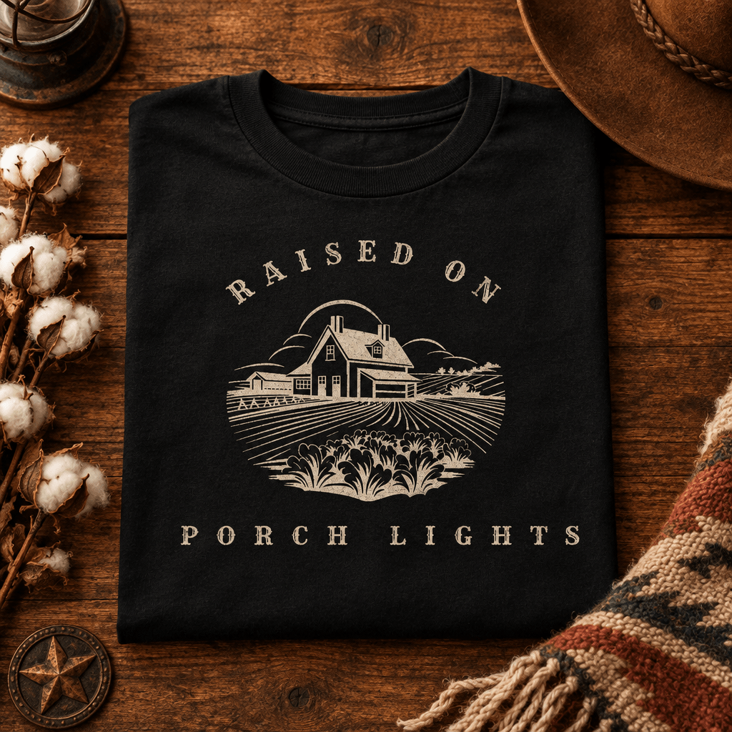 Porch Graphic Tee | Vintage Americana Style | Women's Relaxed Fit T-Shirt - Kelso Designs