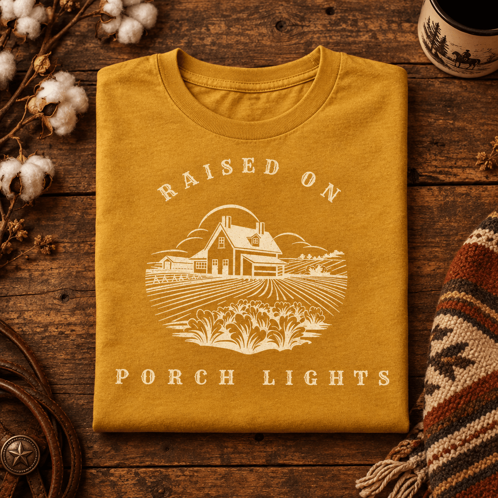 Porch Graphic Tee | Vintage Americana Style | Women's Relaxed Fit T-Shirt - Kelso Designs