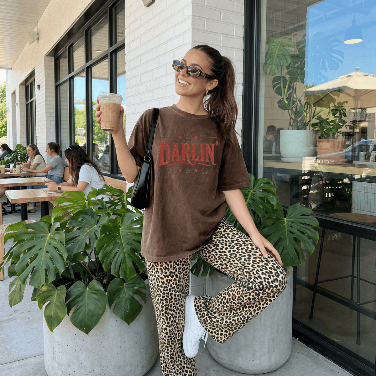 Darlin' Vintage Western Graphic Tee| Retro Cowgirl - Kelso Designs