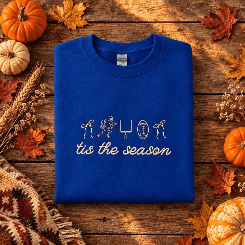 Women's Tis The Season Football Sweater - Kelso Designs