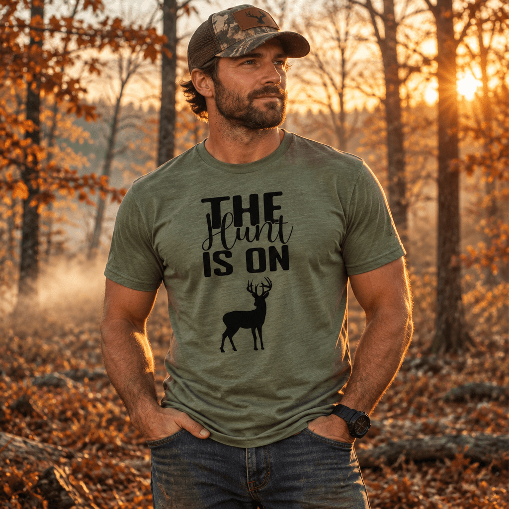 The Hunt Is On Shirt | Hunting Season & Deer Hunting Tee - Kelso Designs