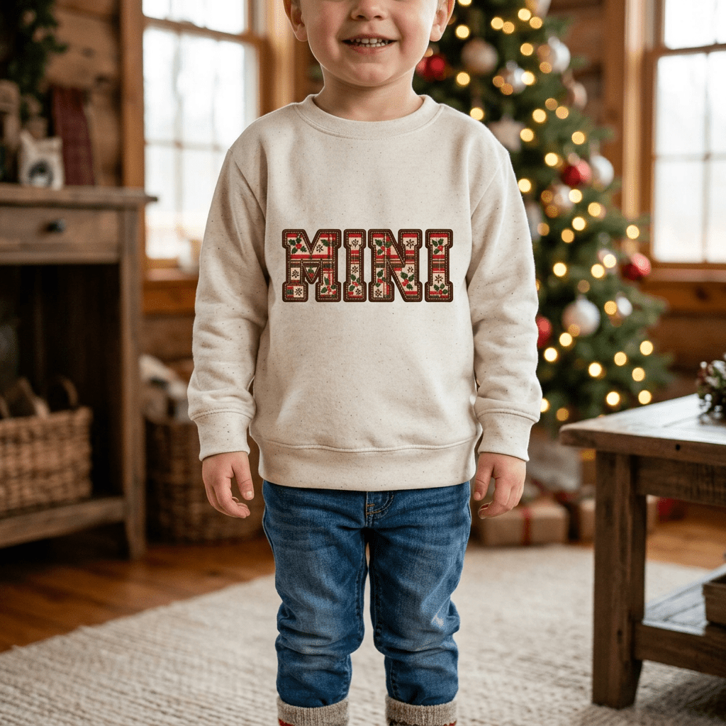 Merry Mini Christmas Kids Toddler Sweatshirt - Kelso Designs