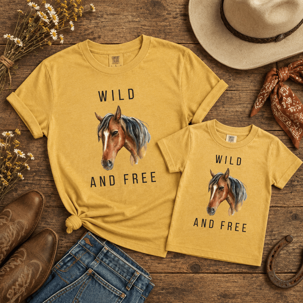 Wild and Free Horse Mommy & Me - Kelso Designs