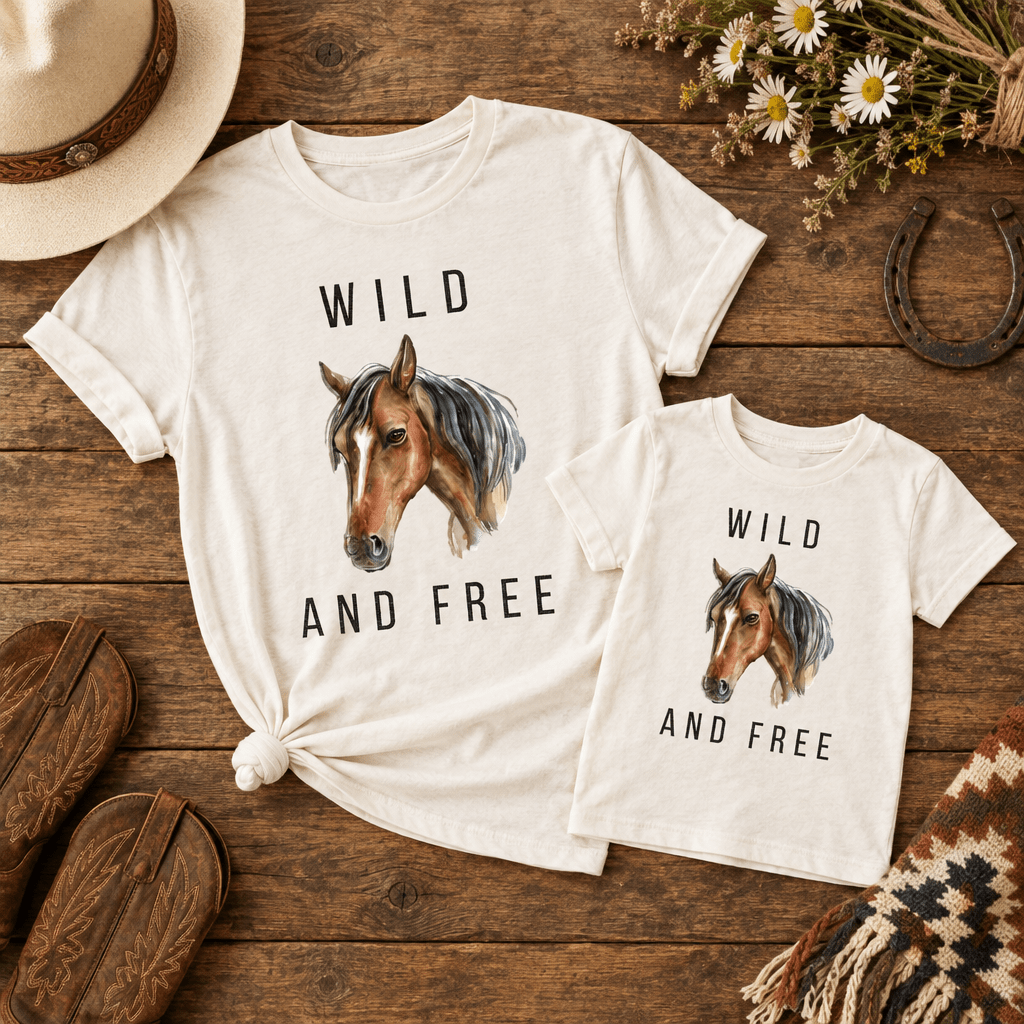 Wild and Free Horse Mommy & Me - Kelso Designs