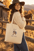 Wild and Free Horse Eco Tote Bag - Kelso Designs