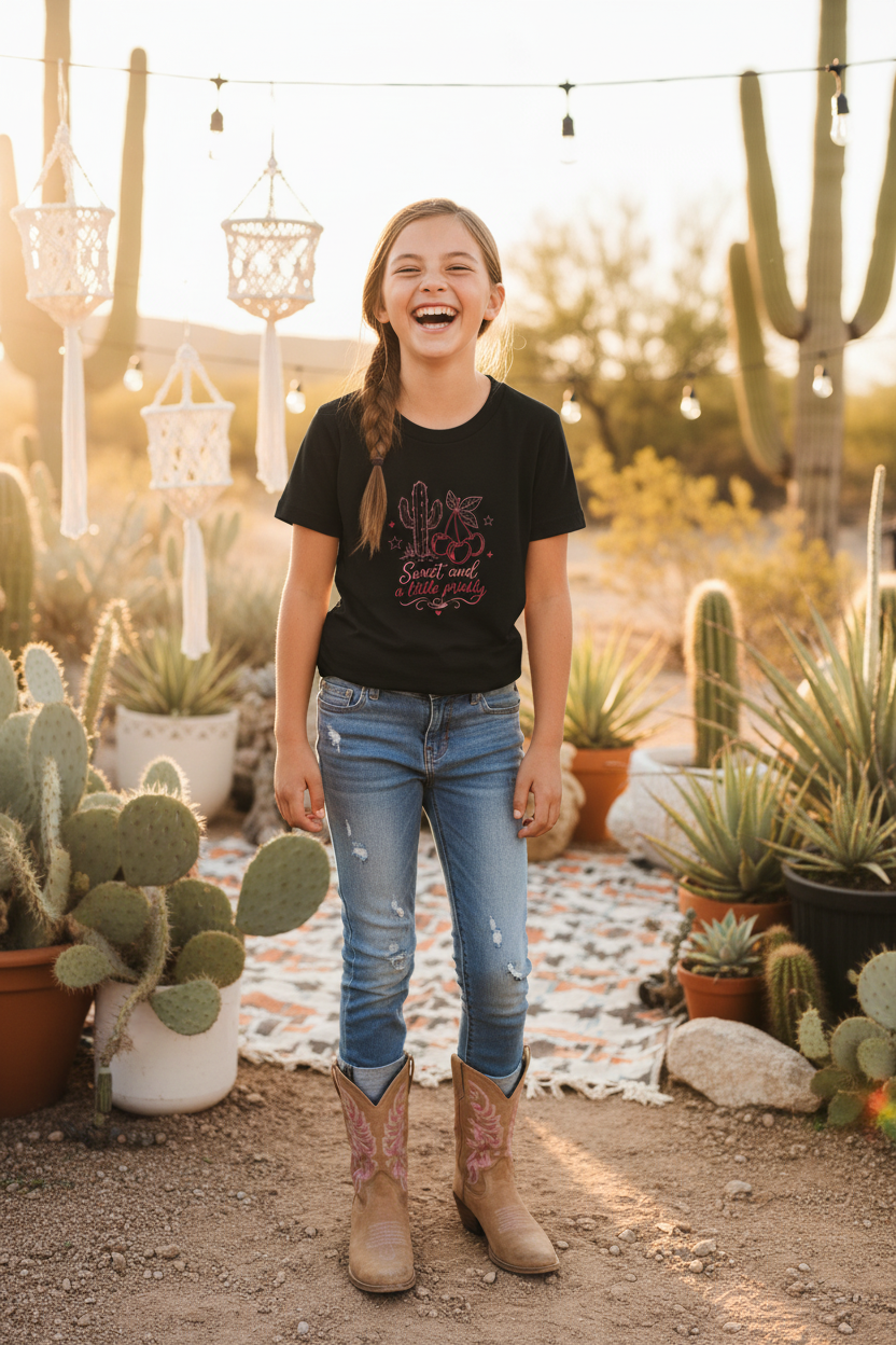 Youth Girls Sweet Prickly Lifestyle